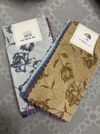 Салфетки из микрофибры 30х30 см с розами, набор 5 шт., подарок