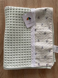 Банное полотенце мятное 70×140 см, быстро сохнет