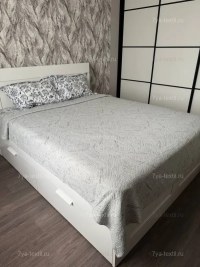 Покрывало муслиновое бежевое 200×230 см — хлопковое евро покрывало — 7Я Атмосфера Благополучия